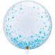 Deco -Bubbles XXL Konfetti blau