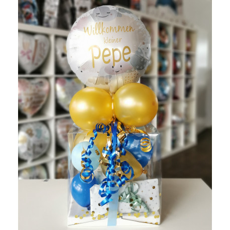 Ballon - Geschenkebox Geburt Personalisiert
