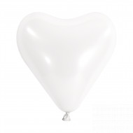 Herzballons - Weiß
