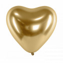 Herzballons - gold