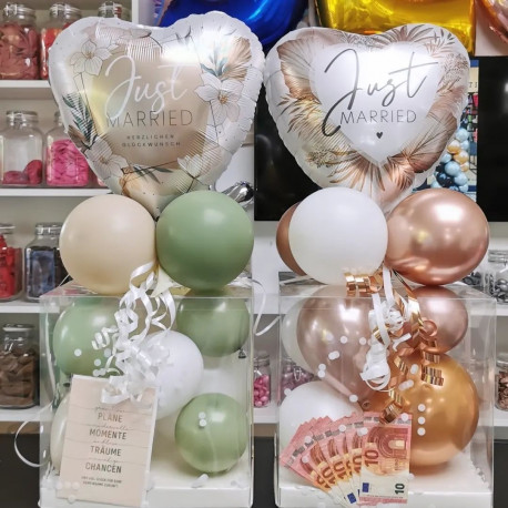 Ballon - Geschenkebox Hochzeit