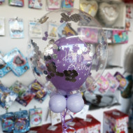 Deco Bubble - Geburtstag Lavendel