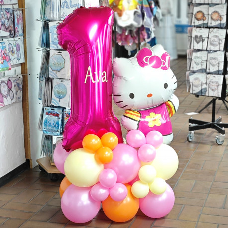 Ballongestell Hello Kitty