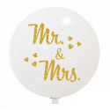 Mr & Mrs Gold Riesenballon