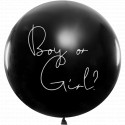 Boy or Girl  - Ballon (90 cm + Dekoration)