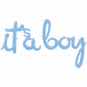It`s a boy - Schriftzug LUFTFÜLLUNG